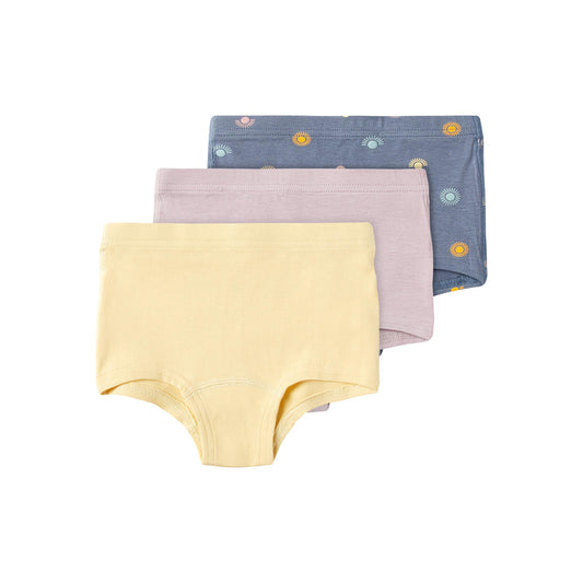 Name It Panties Mädchen Unterhosen Unterwäsche 3er Pack Farbig Bio Baumwolle