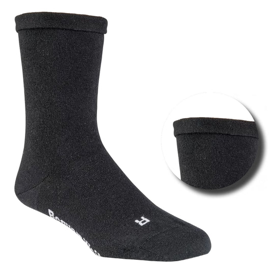 Socken ohne Gummi Extra Breit Diabetiker Unisex Strumpf 35-50 Baumwolle Schwarz